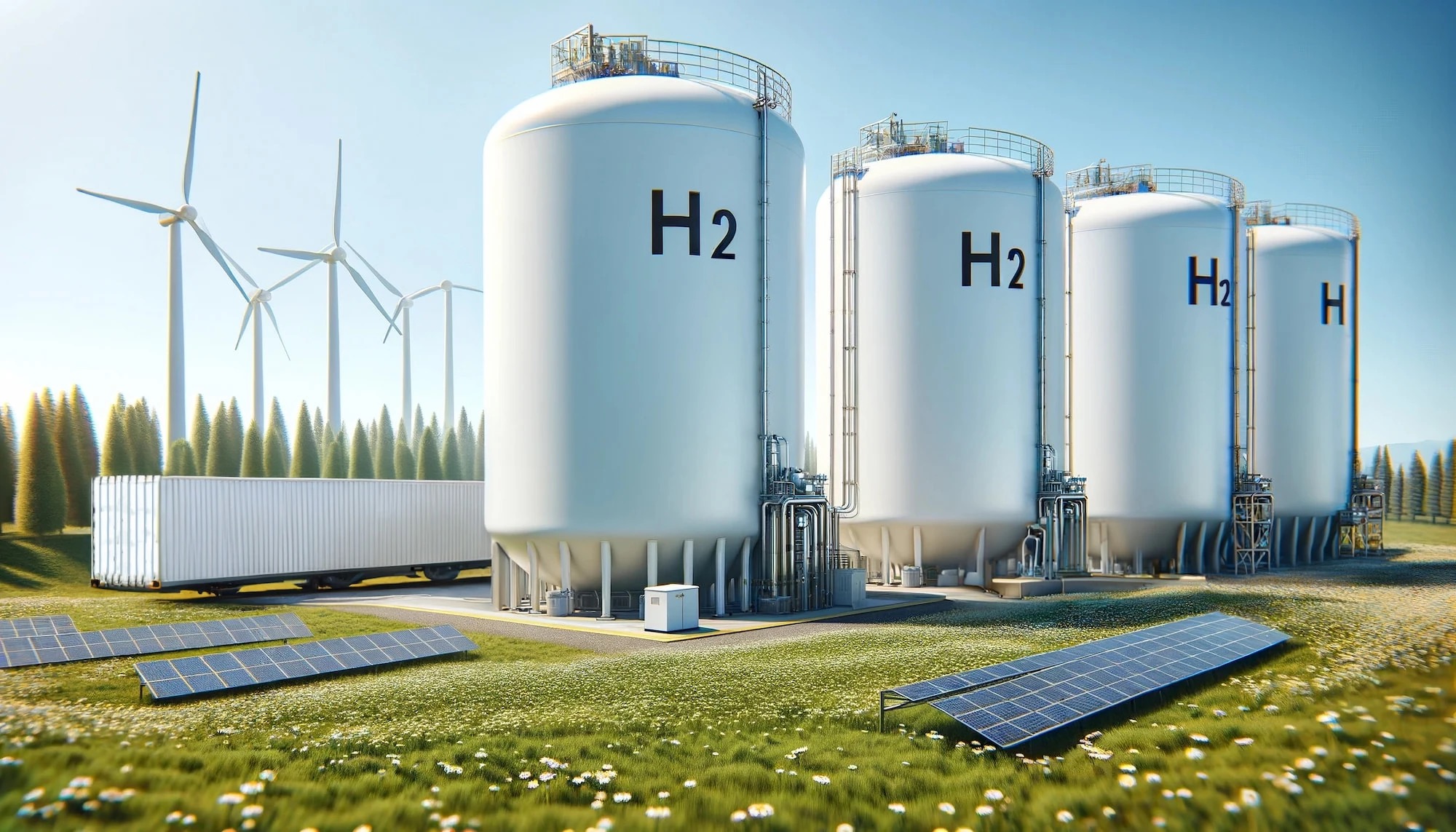 Green hydrogen visual